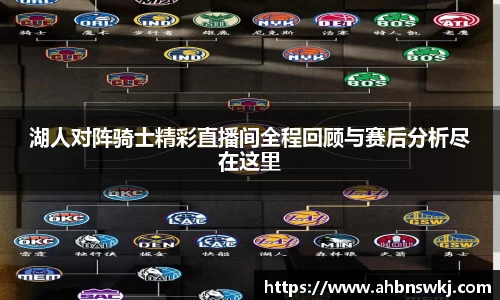 湖人对阵骑士精彩直播间全程回顾与赛后分析尽在这里